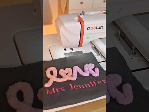 DIY Fluffy Yarn Embroidery Gift | Perfect for Teacher’s Day🎁 #shorts