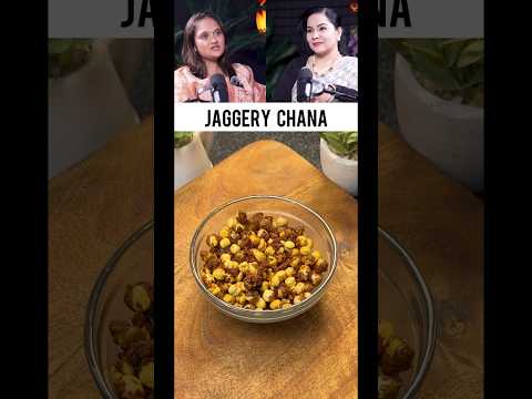 Women wellness treat - Jaggery Chana #foryou #recipe #periodscare #women #wellness #healthy #shorts