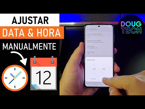 Como Ajustar a DATA/HORA Manualmente no Samsung