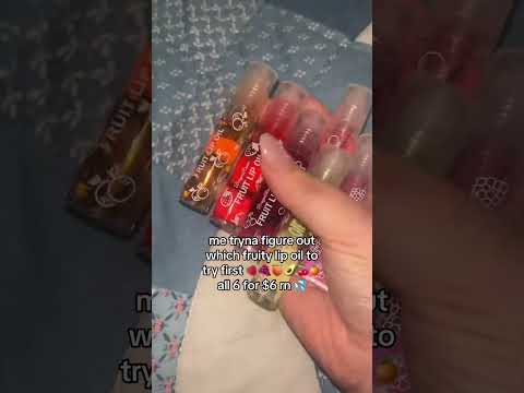 Perfect fruity lip oils – not too thick, not too thin! #lipoil #fruit