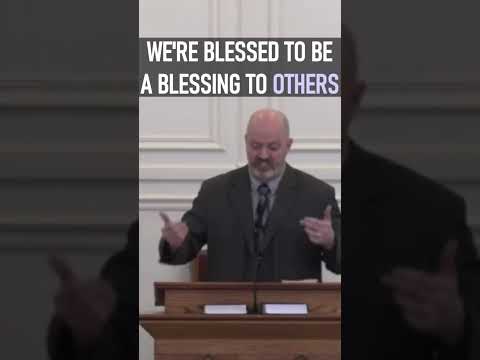 WE'RE BLESSED TO BE A BLESSING TO OTHERS - Pastor Patrick Hines Podcast #shorts #christianshorts