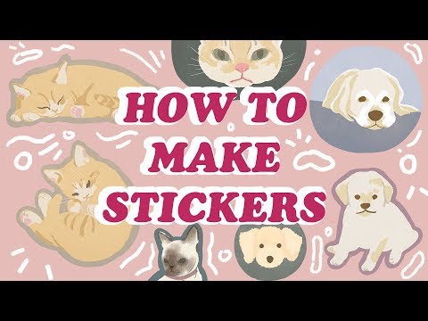 How to Make Stickers! (EASY Gifts for the Holidays!!)