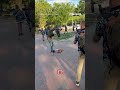 Man who identifies as a combat veteran arrested for setting fire to American flag #flag #shorts  - 00:26 min - News - Video