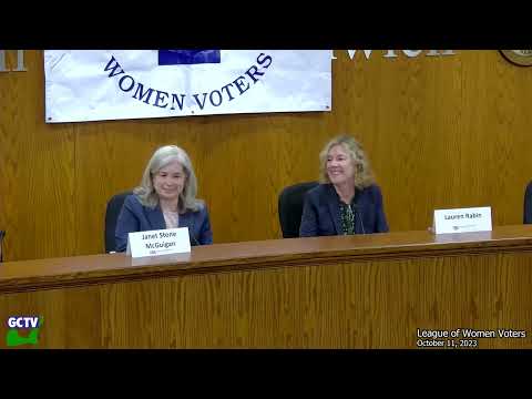 League of Women Voters Selectmen/First Selectmen Debates, October 11, 2023