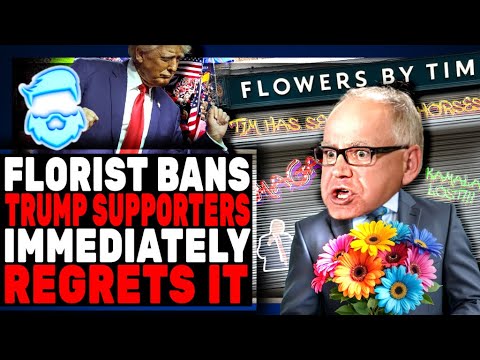 Instant Regret! Trump Supporters BANNED By Woke Florist & It BACKFIRES Spectacularly!