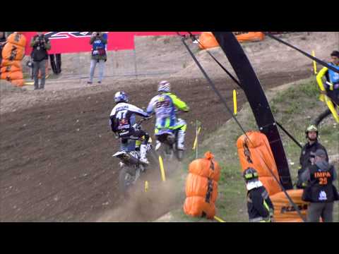 Todd Waters crash MXGP of Trentino 2015 - motocross