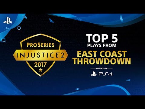 Injustice 2 ? Top 5 Plays from East Coast Throwdown | PS4