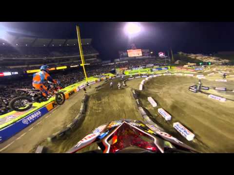 GoPro HD: Scott Champion Main Event Lap 2013 Monster Energy Supercross Anaheim Opener 