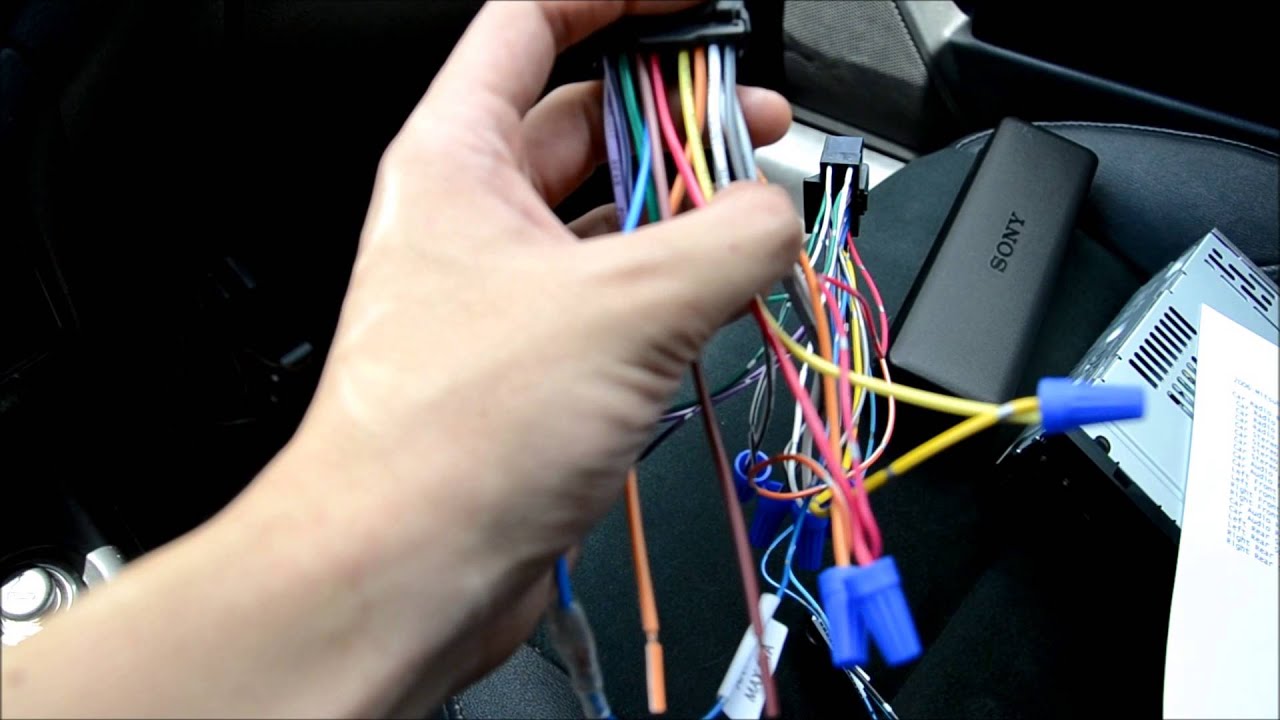 How to Install an Aftermarket Stereo on a Mitsubishi ... sony car radio wiring schematic 