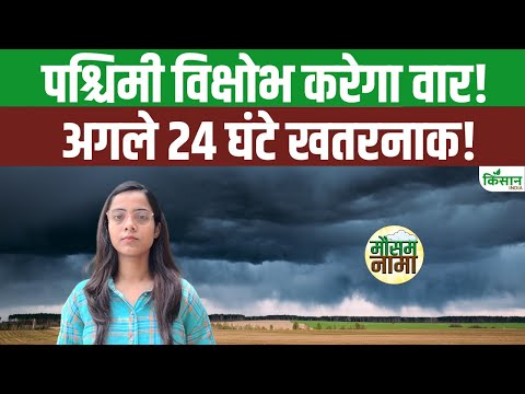 Weather Update: आ गया नया पश्चिमी विक्षोभ, अगले 24 घंटे भारी!। Western Disturbance |Heavy Rain Alert