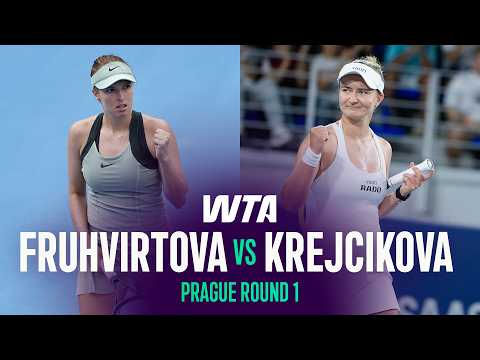 Linda Fruhvirtova vs. Barbora Krejcikova | 2026 Prague Round 1 | WTA Match Highlights