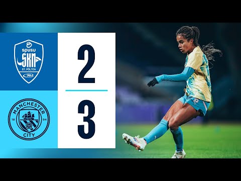 HIGHLIGHTS | Man City in five-goal thriller v St Polten in Austria | St Polten 2 - 3 Man City