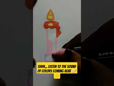 Tried my very first ASMR art video It’s not perfect,but I wanted to share my journey from the start