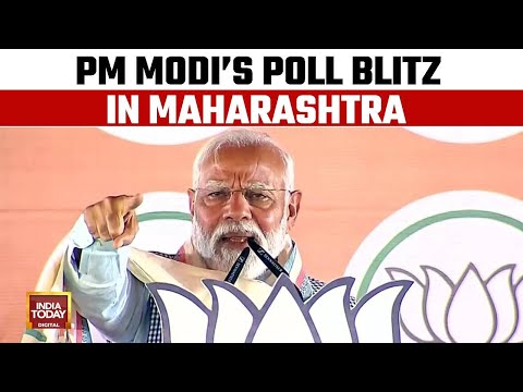 'CONG Wants To Snatch OBS Quota', PM Modi Slams Congress In Maharashtra Rally | PM Modi Full Speech