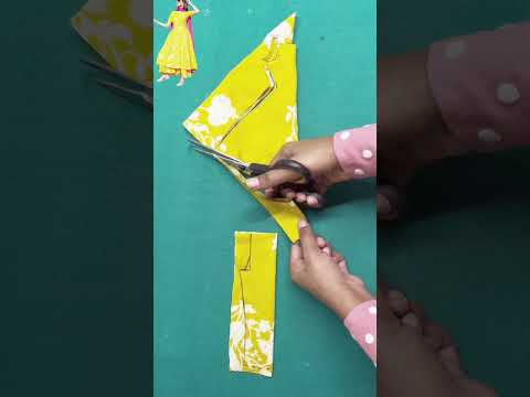 frock and trouser easy cutting ✂️#easycutting#frock#trousers#designer#shortsvideo#viralvideo#fashion