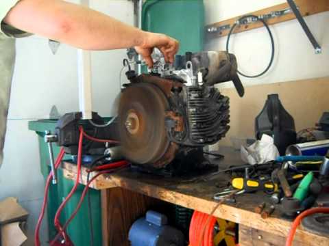 Briggs 18 HP Twin Opposed first run - YouTube craftsman engine wiring diagram 