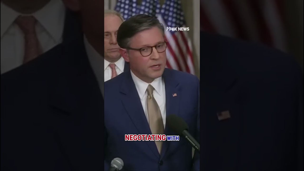 Speaker Johnson: I'm stunned that Dems have decided to shut the government down #government #shorts