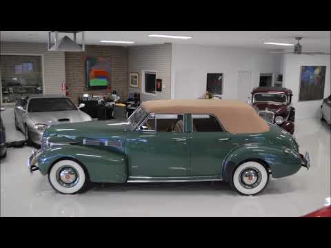 video 1940 Cadillac Series 62 Convertible Sedan