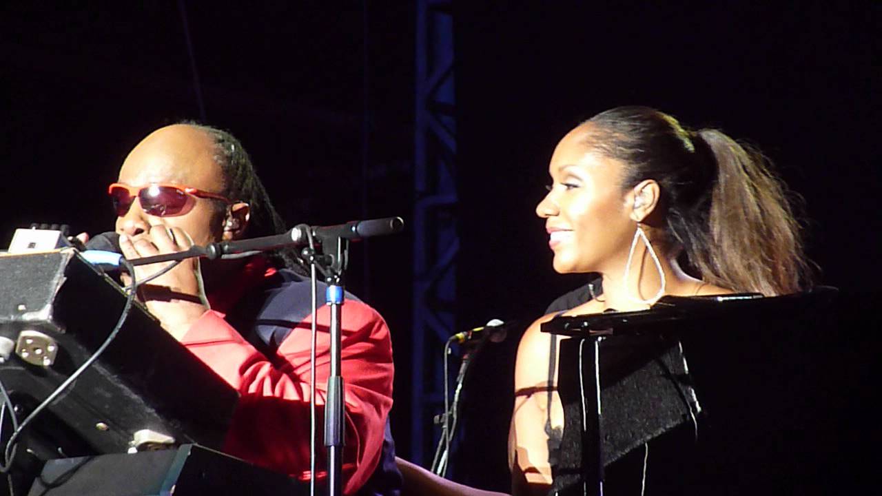 Stevie Wonder & Aisha Morris at Bestival 2012 - Isn't She Lovely & She ...