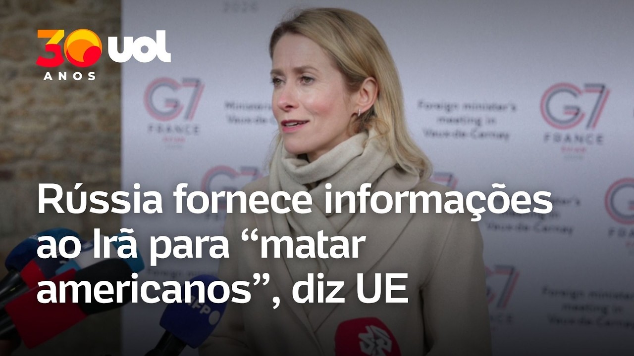 Rússia está fornecendo informações ao Irã para ‘matar americanos’, diz chefe da diplomacia da UE