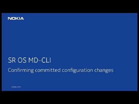 Confirming committed configuration changes