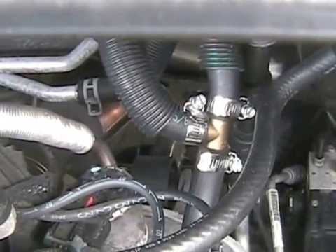 Minivan Heater Hose Leak at Y pipe 2008 2009 2010 Chrysler Town and