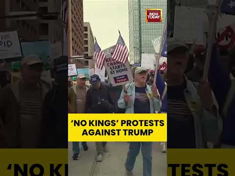 'No Kings' Protests Across US Rally Against Trump Policies | World News | Iran War | Israel