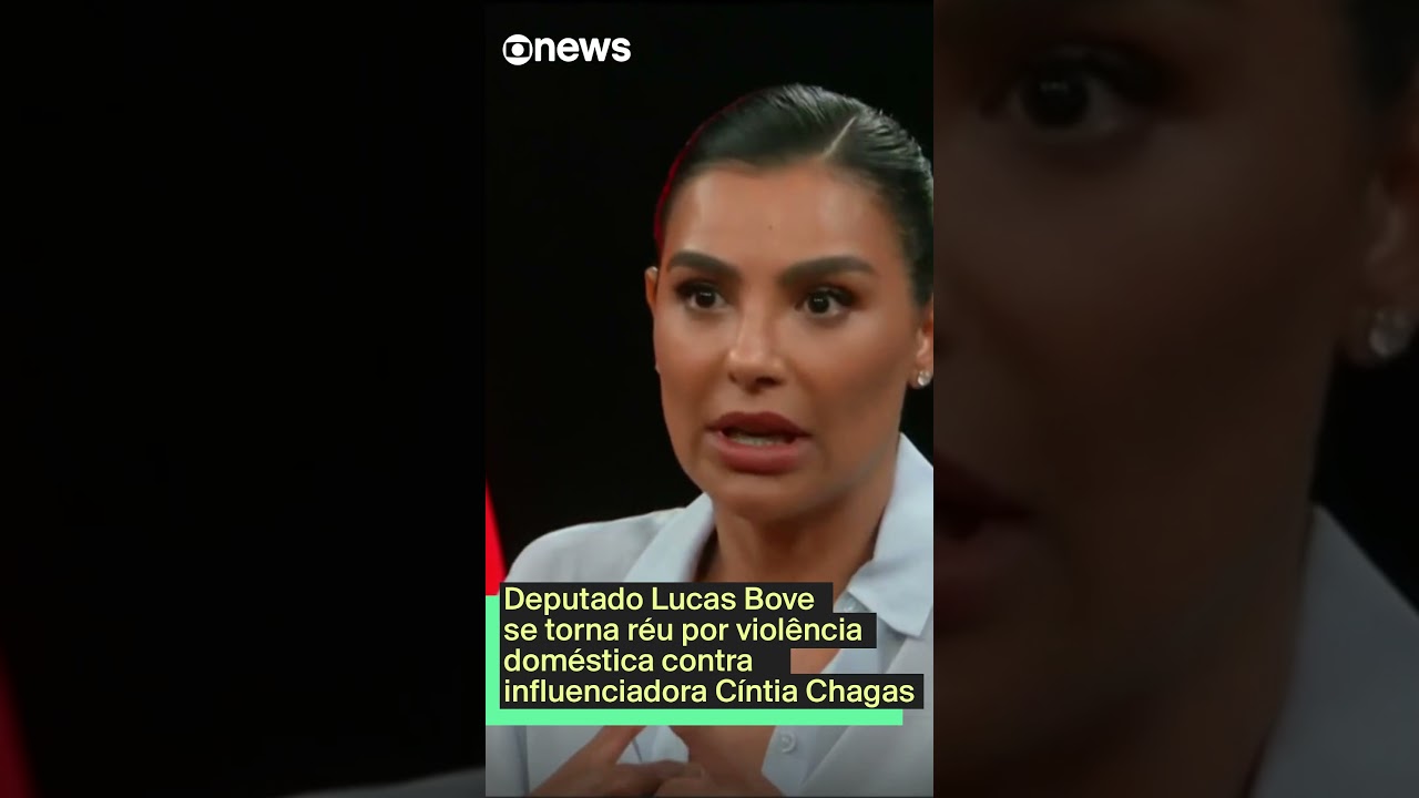 Deputado Lucas Bove se torna réu por violência doméstica contra influenciadora Cíntia Chagas