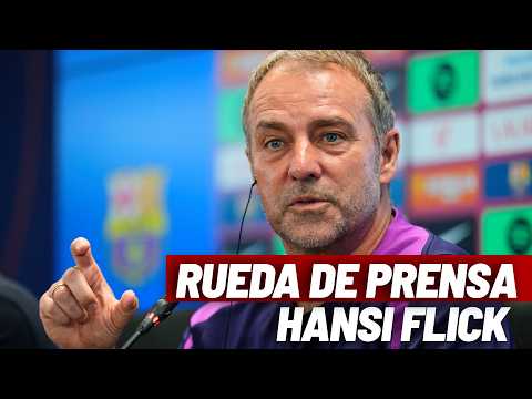 <strong>EN</strong> DIRECTO I Rueda de prensa de Hansi Flick previa al partido frente al Racing, <strong>en</strong> vivo