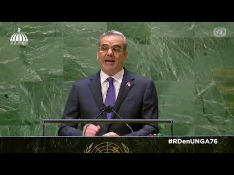 Discurso - Presidente Luis Abinader ante la Asamblea General de la ONU 2021 - #RDenUNGA76