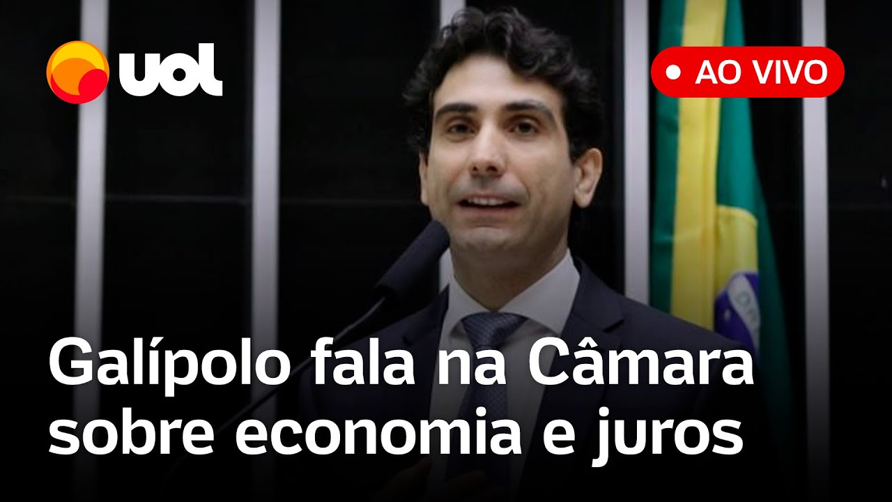 Galípolo fala ao vivo em comissão da Câmara sobre taxa de juros economia e atuação do Banco Central