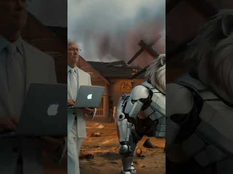 Part 05 | Apple Owner Walking with Robot😱😂 #ai #funny #appleowner