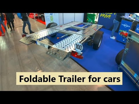 foldable trailer for cars - Made in Germany