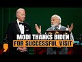Modi in U.S | Prime Minister Modi thanks Bidens for successful visit | News9