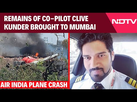 Air India Crash: Remains Of Co-Pilot Clive Kunder Brought To Mumbai