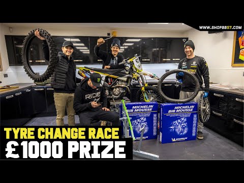 TYRE CHANGE RACE AGAINST THE BOYS - £1000 PRIZE MONEY