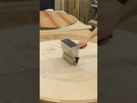 Veneering A Luxury Coffee Tabletop #veneer #coffeetable #veneering #woodworking #vacuumbags