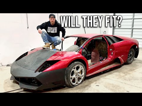 Restoring a Crashed Lamborghini Mercielago: Frame Rails, Gas Tank, and New Merchandise