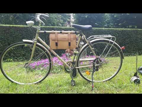 vecchia bicicletta convertita in ebike