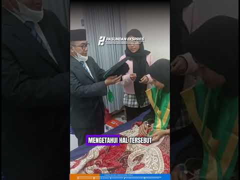Mahasiswi Kecelakaan, STEINU Subang Gelar Wisuda di Rumah Sakit #subang #shorts #viral