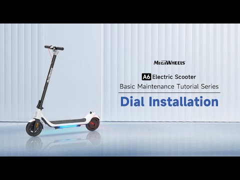 Finger-Controlled Dialing Installation for Megawheels A6 series scooters