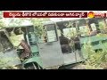 Narrow escape for Devotees after van hits a tree on the Tirumala Ghat Road
