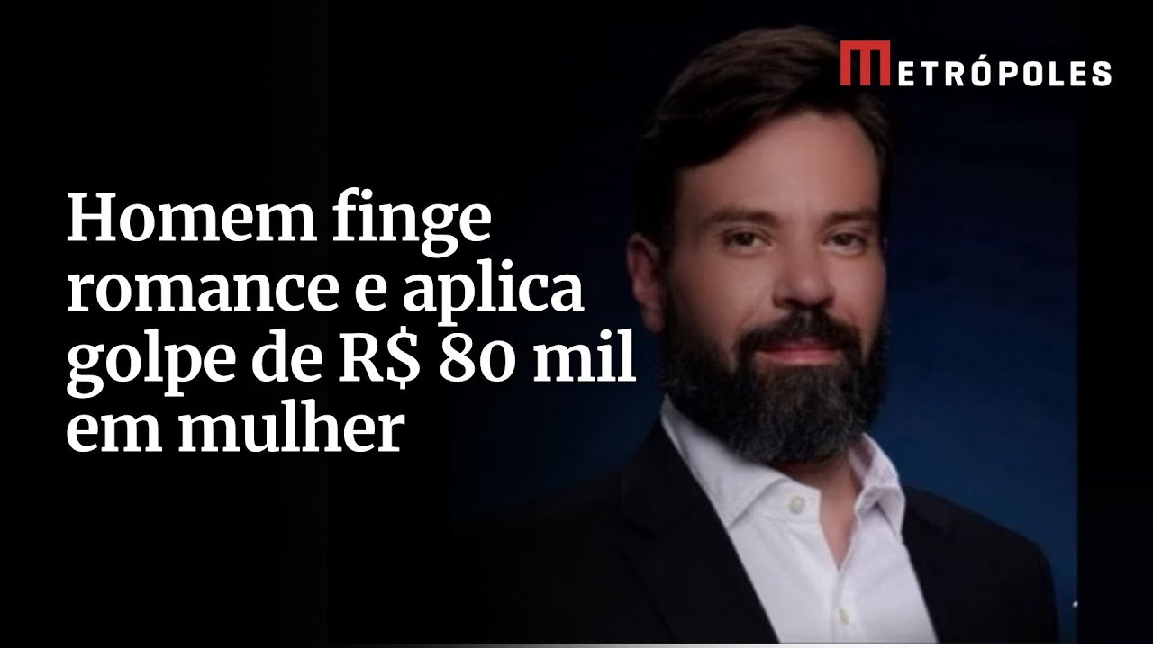 Homem finge romance e aplica golpe de R$ 80 mil em mulher