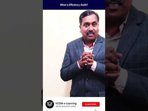 What is Efficiency Audit? – #Shortvideo – #auditing  – #bishalsingh -Video@100