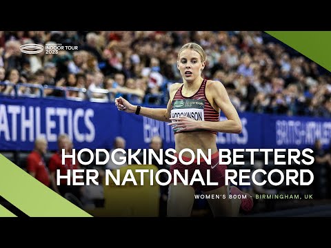 Hodgkinson 🇬🇧 powers to national 800m record 🔥 | World Indoor Tour 2023