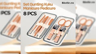 Pratinjau video produk Biutte.co Gunting Kuku Nail Art Set Manicure Pedicure 8 PCS - CT-02