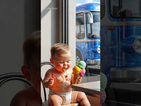 The Child Made an Ice Bus — But Look What This Man Did! #shortsvideo