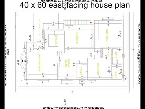 Best 40 X 60 East Facing House Plan Best East Facing House Design Hp 2 By House Planner 2