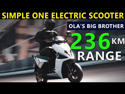 236 KM Range Simple One Electric Scooter Launched in India