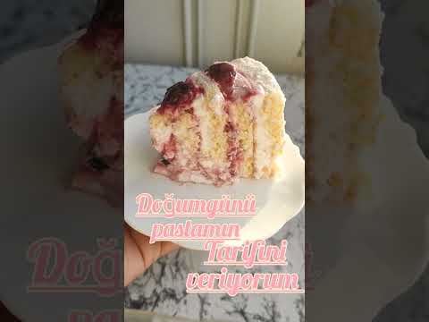 Doğumgünü pastam ☺️   ( my birthday cake)